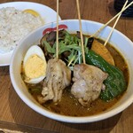 Soup Curry Suage Tenjin - パリパリ知床鶏カレー