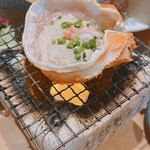 日本海庄や - 蟹味噌甲羅焼き