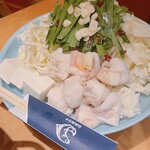日本海庄や - モツ鍋の具