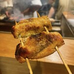 やきとりshira - ゴルゴンゾーラ入り油あげ