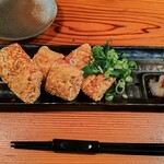 古楽　てつ家 - 鉄板で焼くだし巻き。美味しい。