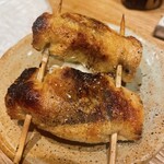 やきとりshira - ゴルゴンゾーラ入り油あげ