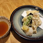 はかりめ - 穴子の天ぷらもふわふわであっという間に無くなりました