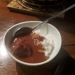 ホルモンさわ - 〆の牛たんカレー