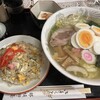 Nasunoya - 五目そば＋半チャーハン900円