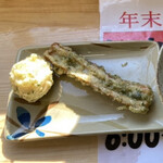 Seitan Teuchi Jou To - 揚げ卵と今回は白天を頂きました