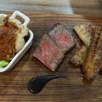 上野の森スモークダイニングGAGA - 燻製お肉3種食べ比べ