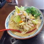 丸亀製麺 - 豚ちゃんぽんうどん790円