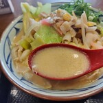 丸亀製麺 - 濃厚スープ