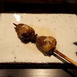 おみ乃 椿 - 高原比内地鶏 丸はつ（心臓）