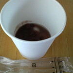 カフェモ・ルタオ - サービスのおしるこ　2014/01