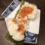 大衆酒場085 - ◎おにぎり鮭@200　ご飯はふわっと^ ^