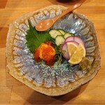 Kushi Tempura Izakaya Yururi - いくらうに刺　1,200円