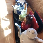 うなぎ亭 友栄 - 調味料の器も可愛い