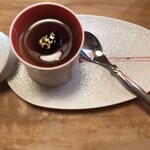 うなぎ亭 友栄 - 黒豆プリン