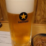 いづみや - 2023年11月　生ビール　中　630円