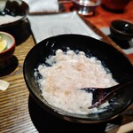 江戸前晋作 - 白子ぐちゃぐちゃ丼