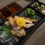 近江雞料理 Kibariya - 高坂鶏 炙りもも肉のたたき