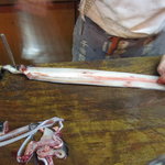 かぶと - 捌くのが早すぎてブレてしまいます