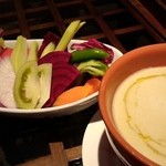 フィッシュ グラウンド - 新鮮野菜のバーニャカウダ