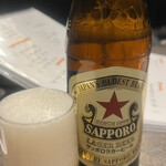 Sumibiyaki Rakuchin - サッポロラガー瓶ビール