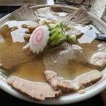 やおとく食堂 - チャーシュー麺　アップ