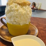 こひる庵 - 小豆果　本日は桜みるくをトッピングしてみた♡ こちらも3回目のリピ