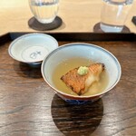 御料理 ふじ田 - お凌ぎ：若狭焼きのキンキの飯蒸し