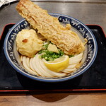 釜たけうどん めっせ熊 - ちく玉天うどん