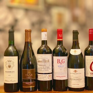We have a wide selection of wines that go well with meat.