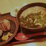 麺処 桂庵 - おにぎり定食630円