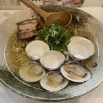 らーめん キング - 魚介塩ラーメン「はまぐり」