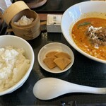 四川 China 八兵衛 - ノーマルの担々麺ランチ　3番の辛さ