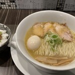 なるとや - なるとやラーメン塩とねぎ味噌チャーシュー丼です☆　2024-0203訪問