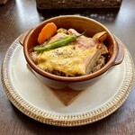 バルバルキッチンアメリ - ランチ：ビーフシチューエッグドリア(¥1,280)