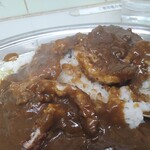 カレーハウスデリー - カツのアップ