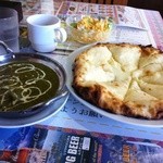 ビンディカ - ランチ¥700+チーズナンに変更¥200=¥900