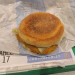 マクドナルド - チキンクリスプマフィンコンビ280円のチキンクリスプマフィン(2024.1.7)