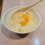 清香園 - サービスの杏仁豆腐