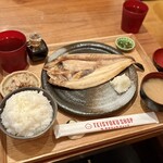 ザ テイショク ショップ - 『真ほっけの石窯焼き 定食(ごはん大盛り)』