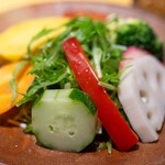 炭火焼 鳥清 - 2024.2 野菜の盛り合わせ