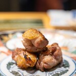 炭火焼 鳥清 - 2024.2 地鶏のザル焼き