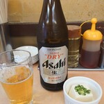Ajino Kouryuu - 取り敢えずビール！付いてくる冷奴が美味しい！