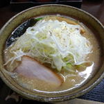 麺食道楽 - <'14/01/01>赤味噌ねぎらーめん