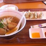 遊食 空海 - 空海らーめん(600円)＋Aセット(330円)