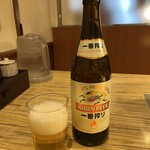 Sumibiyakiniku Suehiro - 瓶ビールは中瓶（500ｍｌ）