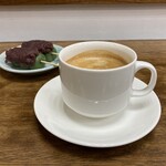 高木屋老舗 - 草だんご（500円）＋ホットコーヒー（500円）