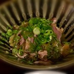 rai - ずりゆずこしょうあえ 450円