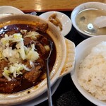 香隣坊 - 水煮牛肉定食1080円