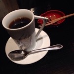 御二九と八さい はちべー - 食後のコーヒーとチョコわらび餅